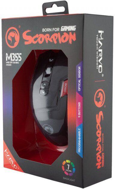 MARVO M355 ΕΝΣΥΡΜΑΤΟ GAMING ΠΟΝΤΙΚΙ