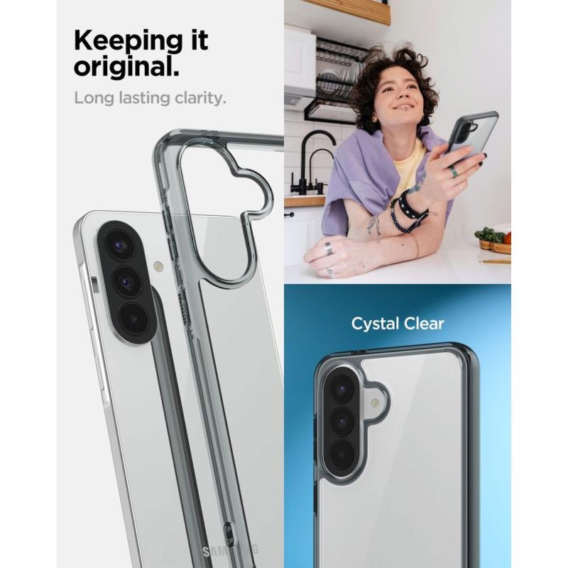 Θήκη TPU & PC Spigen Samsung Galaxy A57 5G Ultra Hybrid Διάφανο Γκρι