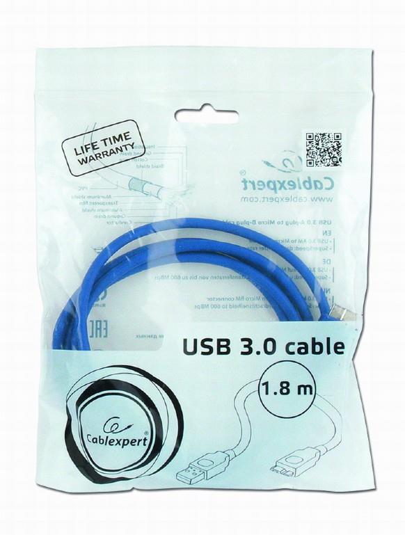 GEMBIRD CABLU Αντάπτορας USB3.0 AM σε Micro BM 1.8M