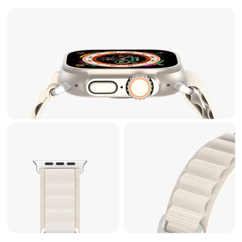 Λουράκι Dux Ducis Sport Nylon Woven Bracelet Apple Watch (44/ 45/ 46/ 49mm) Starlight