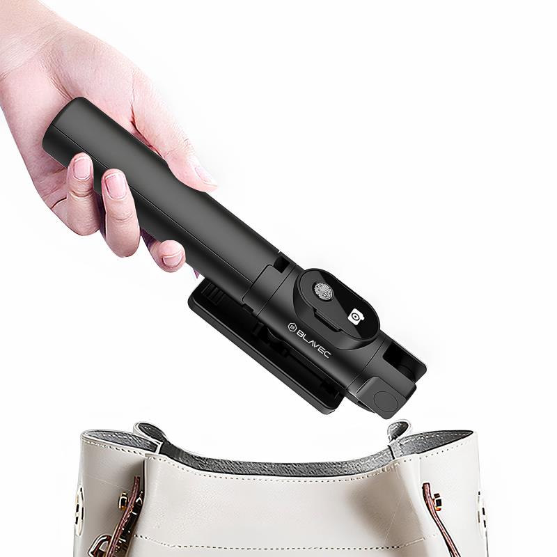 Ασύρματο Selfie Stick & Τρίποδο Blavec Coco P02 με Τηλεχειριστήριο για Smartphones Πλάτους 65mm έως 95mm Μαύρο