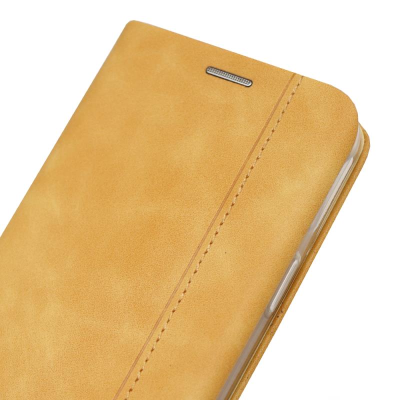 Θήκη Flip Book inos Apple iPhone 12/ 12 Pro S-Folio NE Μουσταρδί
