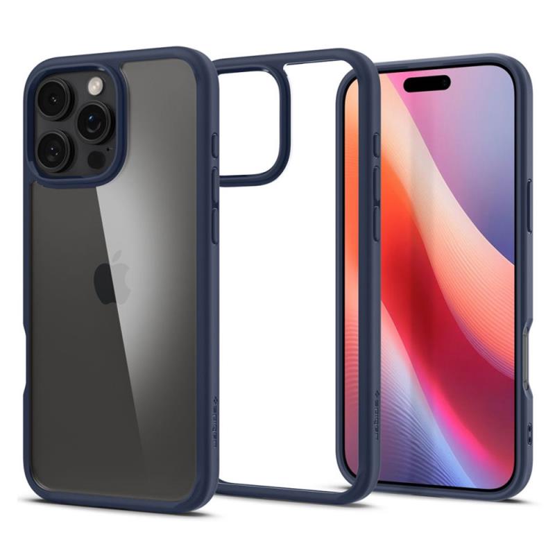 Θήκη TPU & PC Spigen Apple iPhone 16 Pro Ultra Hybrid Σκούρο Μπλε