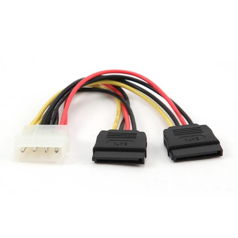 CABLEXPERT ΚΑΛΩΔΙΟ ΤΡΟΦΟΔΟΣΙΑΣ MOLEX TO 2 x SATA
