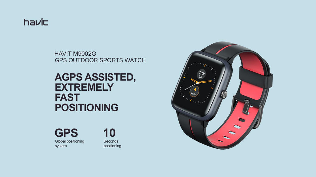 HAVIT SMART WATCH M9002G, ΜΑΥΡΟ