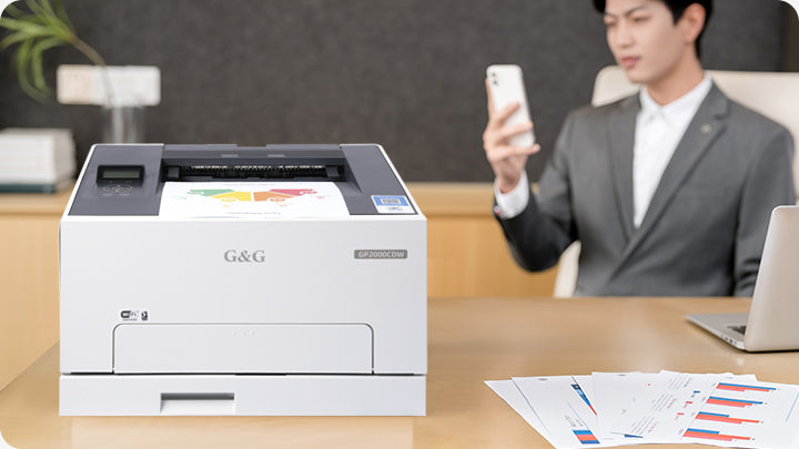 G&G GP2000CDW Έγχρωμος Εκτυπωτής Laser (Δίκτυο/Wi-Fi/Duplex)