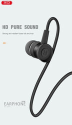XO EP20 ΑΚΟΥΣΤΙΚΑ HANDSFREE, 3.5mm ΜΑΥΡΟ