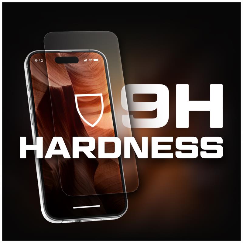 Tempered Glass Hammer Glass Apple iPhone 14 Pro Max/ 15 Plus/ 16 Plus Ult Guard (1 τεμ.)