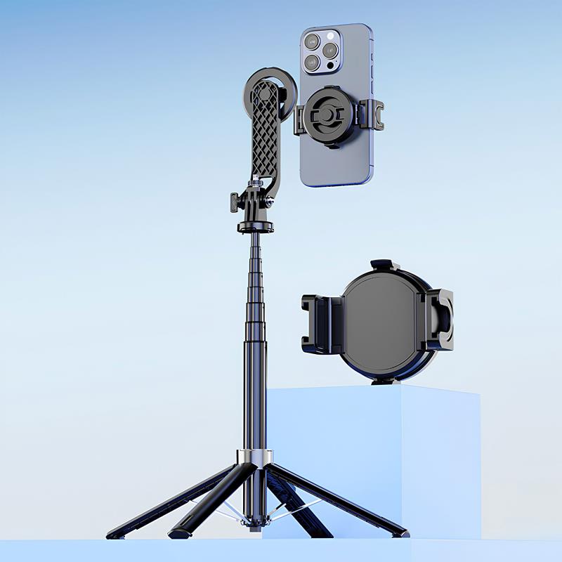 Ασύρματο Selfie Stick & Τρίποδο Blavec Aluminium Fusion P-06 με Τηλεχειριστήριο για Smartphones 1,34m Μαύρο