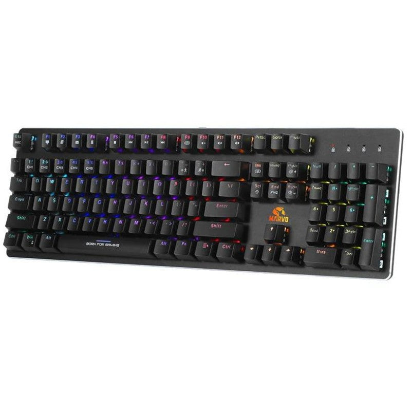 MARVO KG945 Gaming RGB Μηχανικό Οπτικό Πληκτρολόγιο, Αλουμινίου
