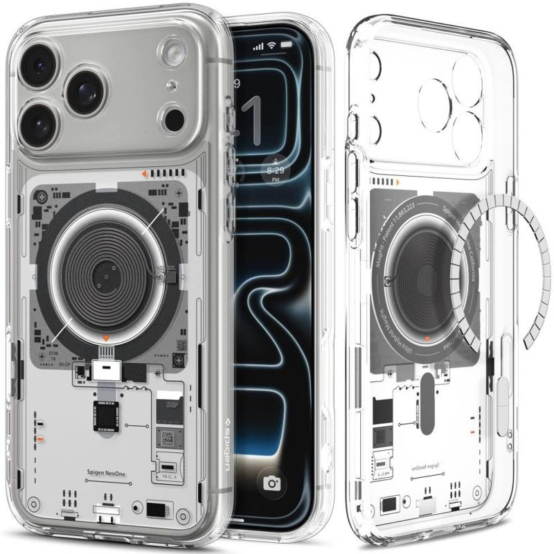 Θήκη TPU & PC Spigen Apple iPhone 18 Pro Max/ 17 Pro Max MagSafe Ultra Hybrid Neo One Διάφανο