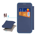 Θήκη Flip Dux Ducis Samsung Galaxy S25 5G Magnetic Wallet με Stand Skin X Pro Μπλε