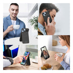 Θήκη Δερμάτινη Dux Ducis Rafi Mag 3 σε 1 MagSafe RFID Blocker Apple iPhone 15 Plus με Stand Μαύρο