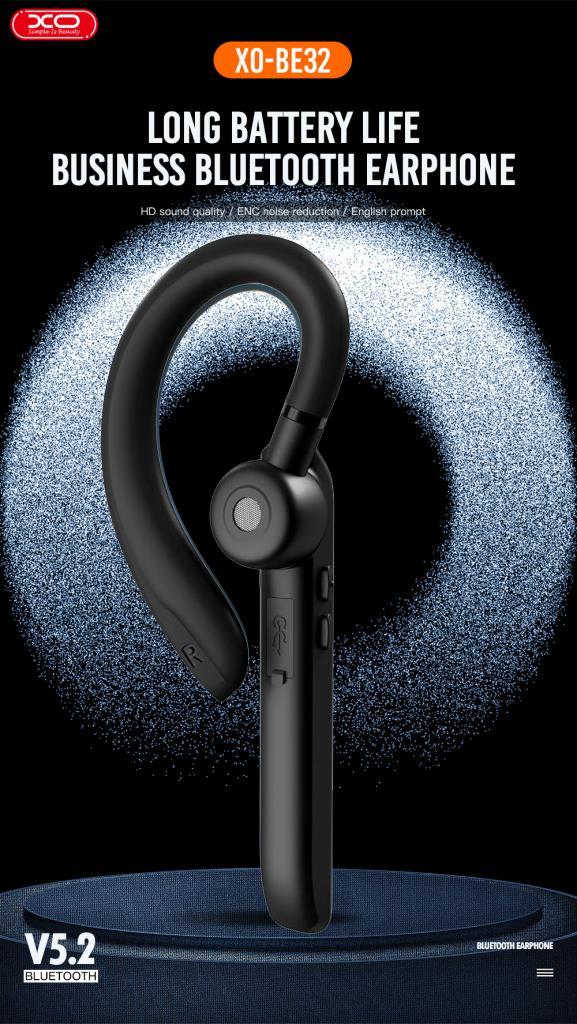 XO BE32 ΑΚΟΥΣΤΙΚΟ BLUETOOTH, ENC, ΜΑΥΡΟ