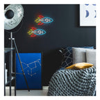 Neon Plexi Neolia NNE18 ROCKET (USB, On/Off & Dimmer) Πολύχρωμο