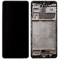 Οθόνη με Touch Screen & Μπροστινή Πρόσοψη Samsung A426B Galaxy A42 Μαύρο (Original)