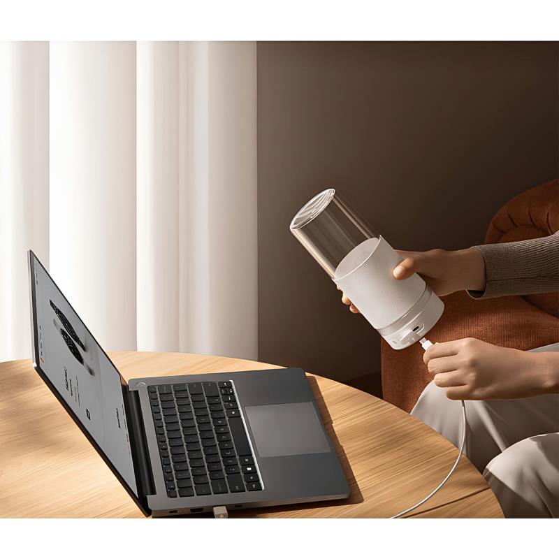 Φορητό Επαναφορτιζόμενο Μπλέντερ Xiaomi 45W 300ml Λευκό