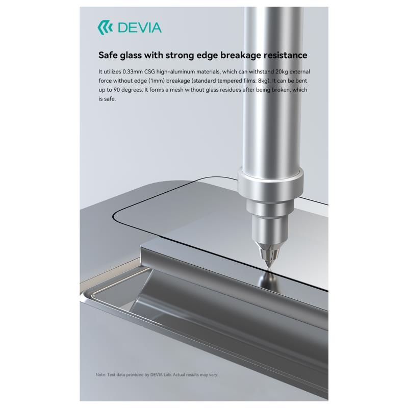 Tempered Glass Full Face HD Devia Apple iPhone Air με Βοηθητικό Εργαλείο Van Μαύρο (1 τεμ.)