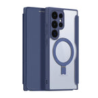Θήκη Flip Dux Ducis Samsung Galaxy S24 Ultra 5G Magnetic Wallet με Stand Skin X Pro Μπλε