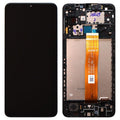 Οθόνη με Touch Screen & Μπροστινή Πρόσοψη Samsung A125F Galaxy A12 Μαύρο (Original)