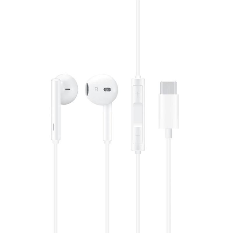 Hands Free Stereo Huawei CM33 USB C Λευκό