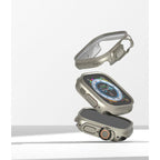 Θήκη PC Ringke Slim Apple Watch Ultra 1/ 2/ 3 49mm Διάφανο & Γκρι (2 τεμ.)