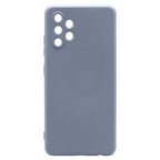 Θήκη Liquid Silicon inos Samsung A325 Galaxy A32 4G L-Cover Γκρι-Μπλε
