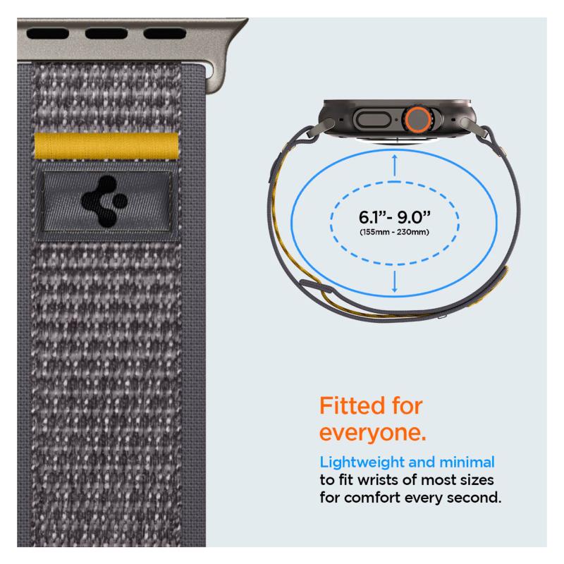 Λουράκι Spigen Athlex Air Apple Watch (44/ 45/ 46/ 49mm) Active Γκρι
