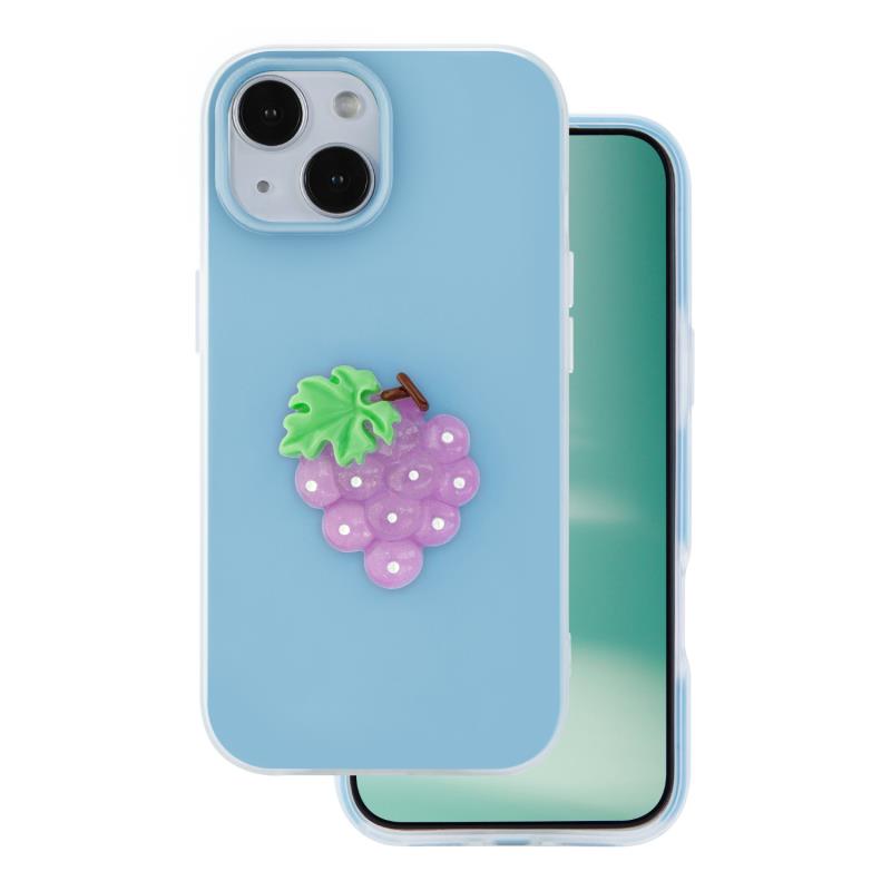 Θήκη TPU & PC inos Apple iPhone 15 Fresh Pop Grape Γαλάζιο