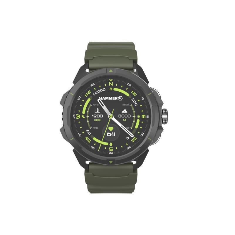Smartwatch Hammer Watch 2 1.5" Military Edition Χακί