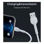 Καλώδιο Σύνδεσης USB 2.0 Devia EC145 USB A σε USB C 10.5W 1m Kintone Λευκό