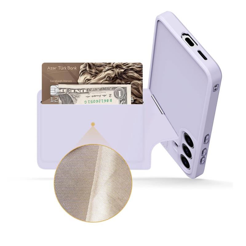 Θήκη Δερμάτινη Dux Ducis Samsung Galaxy S24 Plus 5G 3 σε 1 Magnetic με Stand Rafi II Μωβ