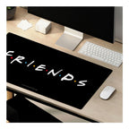 Mousepad Warner Bros Friends 002 80x40cm Μαύρο (1 τεμ)