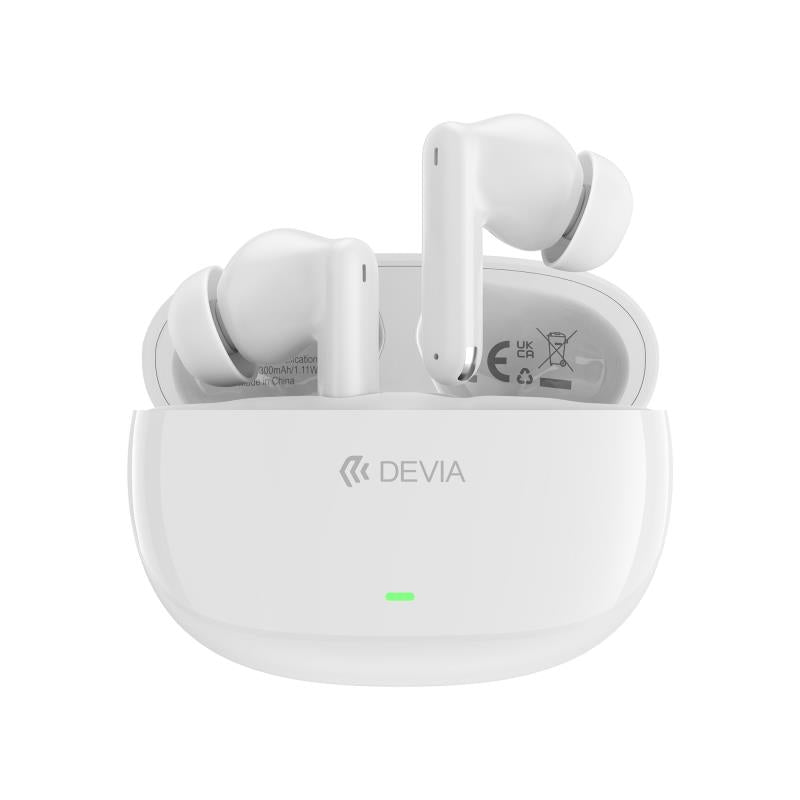 True Wireless Ακουστικά Bluetooth Devia EM420 Lite2  Λευκό