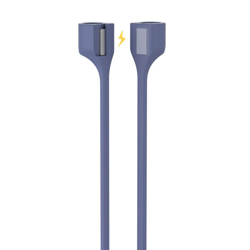 Strap Λαιμού Σιλικόνης AhaStyle PT74 Apple AirPods Magnetic Σκούρο Μπλε