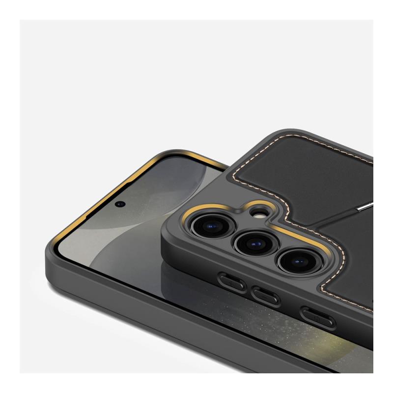 Θήκη Δερμάτινη Dux Ducis Samsung Galaxy S24 Plus 5G 3 σε 1 Magnetic με Stand Rafi II Μαύρο
