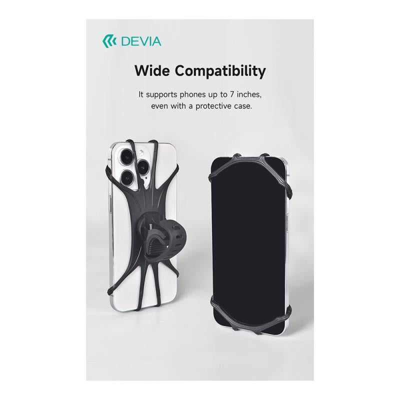 Βάση Στήριξης Ποδηλάτου Devia ES079 για Smartphones εως 7.0" Voyager Series Μαύρο