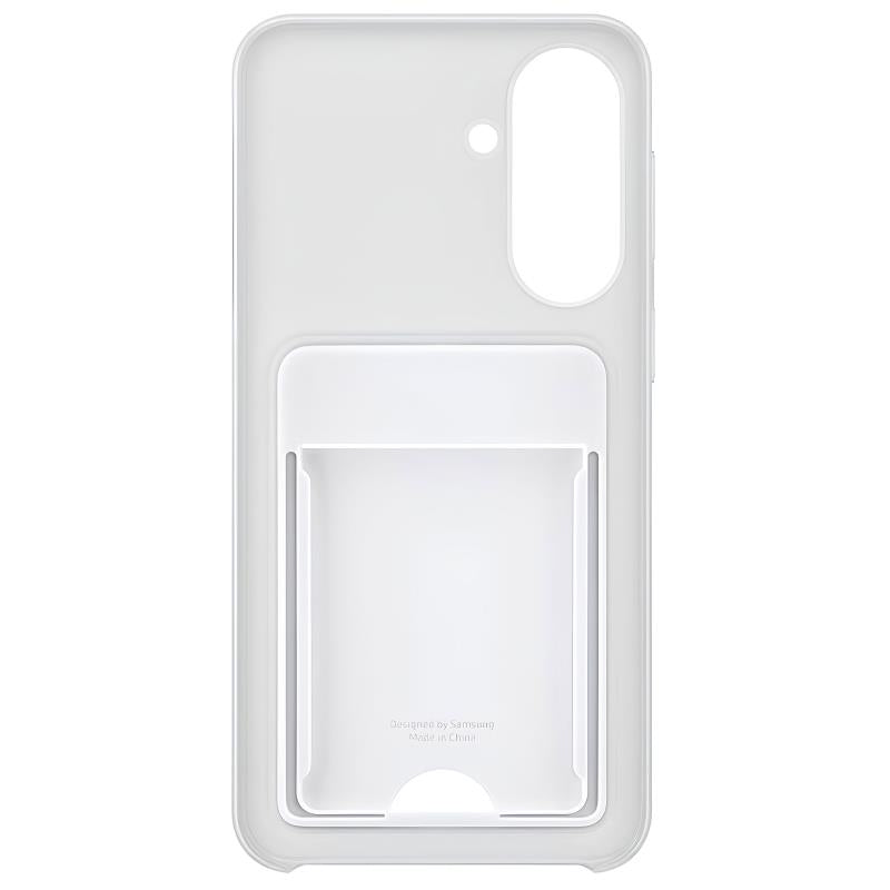 Θήκη Σιλικόνης Samsung EF-OA376TJE A376 Galaxy A37 5G με Card Slot Ανοικτό Γκρι
