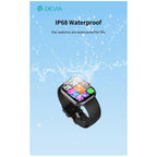 Smartwatch Devia WT6 2.01" Μαύρο