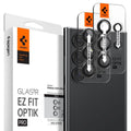 Προστατευτικό Κάλυμμα Κάμερας Spigen Optik.tR EZ-FIT για Τζαμάκι Κάμερας Samsung S928 Galaxy S24 Ultra 5G Μαύρο (2 τεμ.)