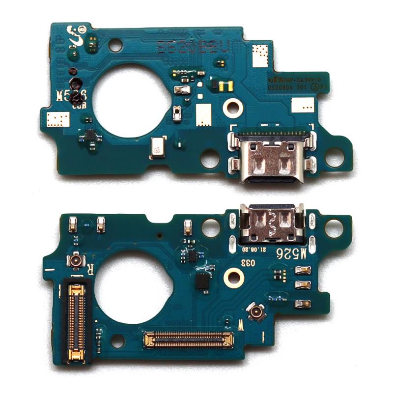 Πλακέτα Samsung M526B Galaxy M52 5G με Επαφή Φόρτισης & Μικρόφωνο (Original)