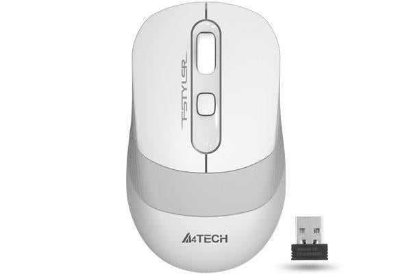 ΠΟΝΤΙΚΙ ΑΣΥΡΜΑΤΟ A4Tech FG10 2000 DPI, ΛΕΥΚΟ/ΓΚΡΙ