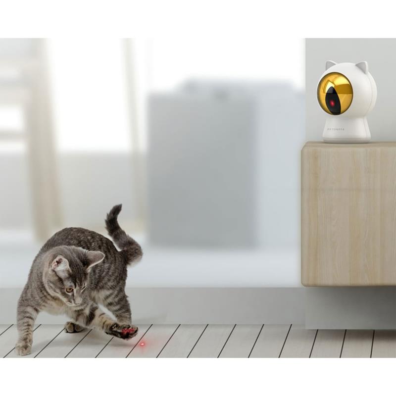 Παιχνίδι Γάτας/ Σκύλου Petoneer με Smart Dot Laser Λευκό