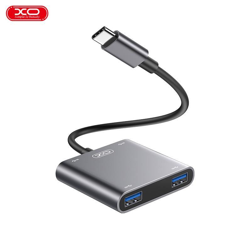 XO HUB012B 4 in 1 TYPE-C, 4x USB 3.0