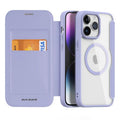 Θήκη Flip Dux Ducis Apple iPhone 15 Pro Max Wallet Skin X Pro Μωβ