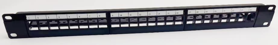 NG PATCH PANEL, 1U, 24 PORTS, KEYSTONE