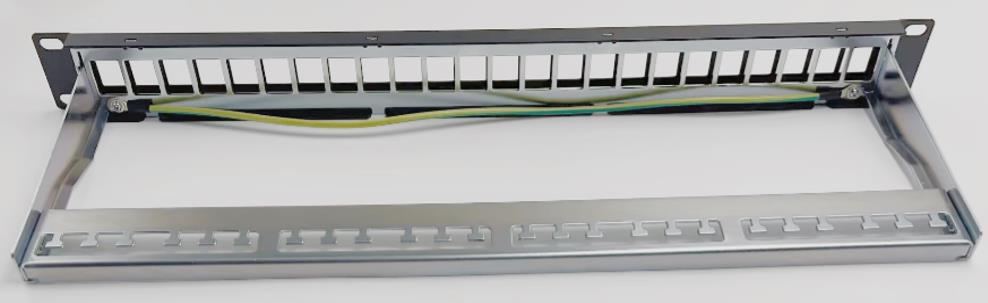 NG PATCH PANEL, 1U, 24 PORTS, KEYSTONE