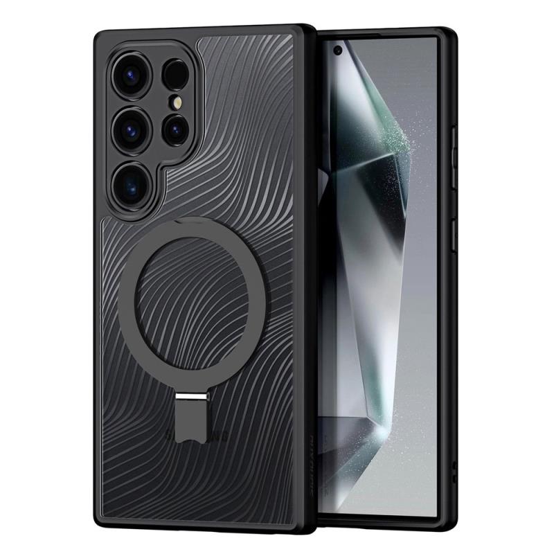 Θήκη TPU & PC Dux Ducis Samsung Galaxy S24 Ultra 5G Magnetic με Stand Aimo Μαύρο