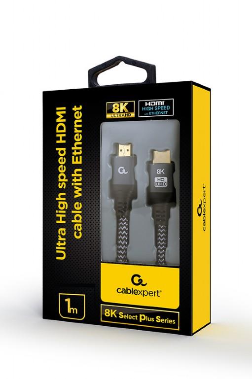 CABLEXPERT PREMIUM ΚΑΛΩΔΙΟ HDMI 2.1, 8K, 60Hz, 1M