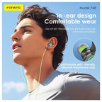 Hands Free Stereo Foneng T68 Heavy Bass Gaming USB C Μαύρο